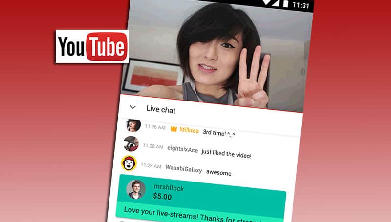 Monetizar vídeos con Super Chat de YouTube Monetizar vídeos con Super Chat de YouTube
