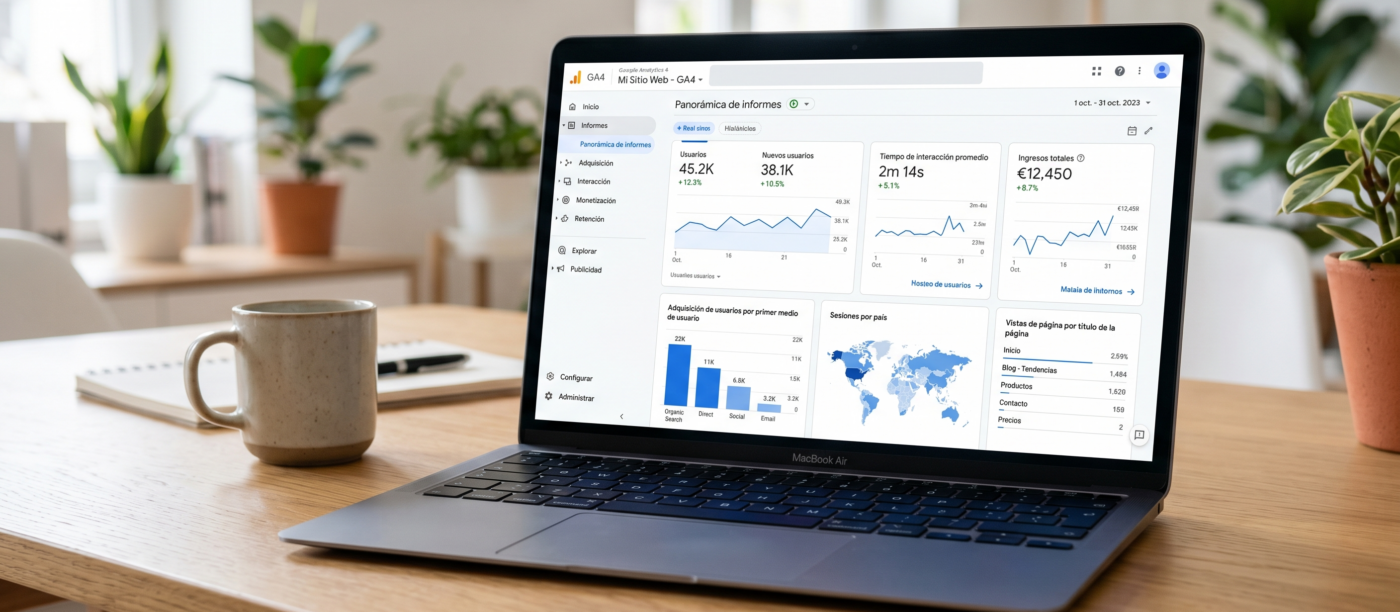 GA4 para empresas: qué es Google Analytics 4 y cómo usarlo