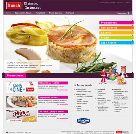 Flunch España lanza su web corporativa