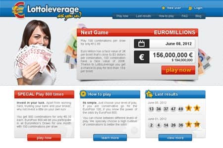 Lottoleverage.com: Apuestas online al euromillon