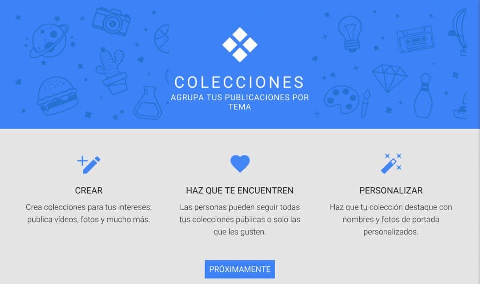 Colecciones en Google+