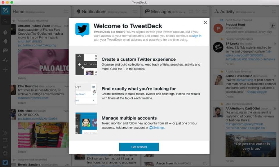 TweetDeck Social Media