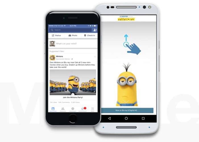 Facebook Canvas, innovadora experiencia publicitaria a pantalla completa