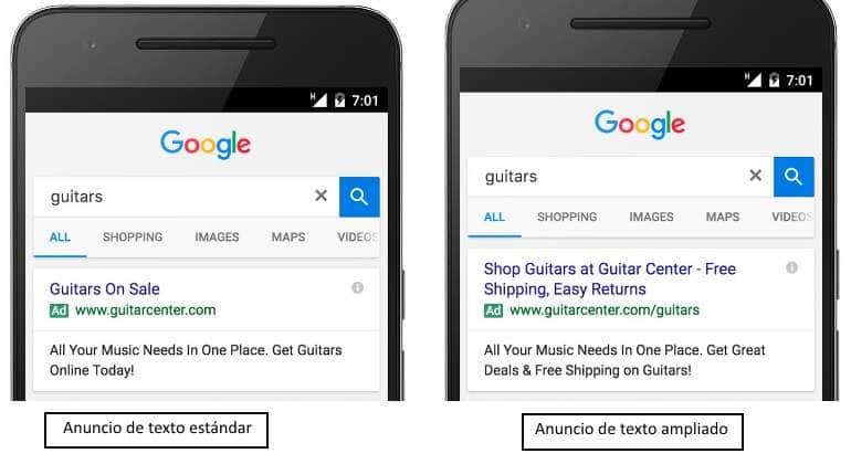 El marketing móvil se enfrenta a nuevos cambios en los anuncios de Google