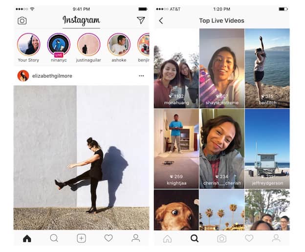 Instagram Live nos acerca el vídeo en directo